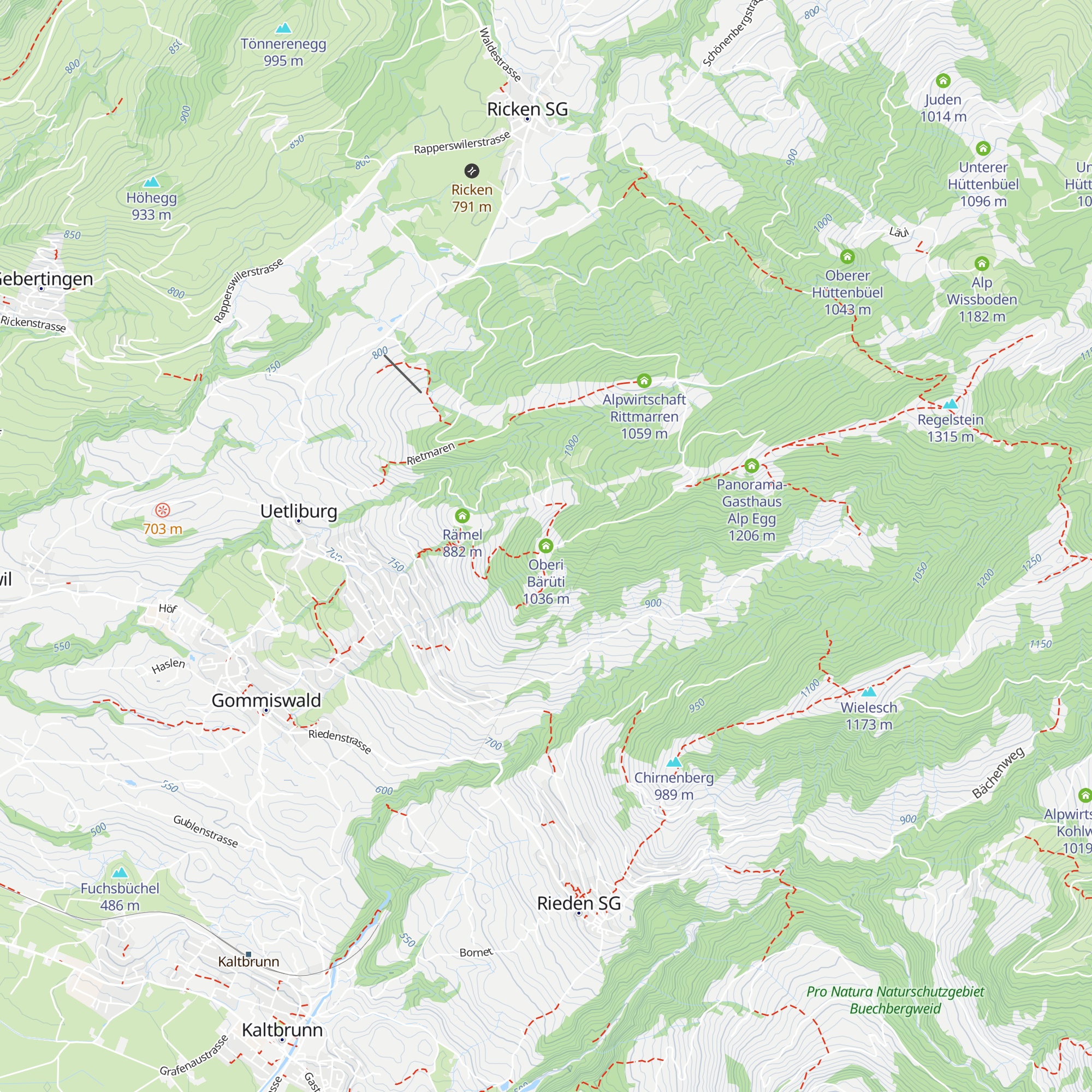 Oberi Bärüti map