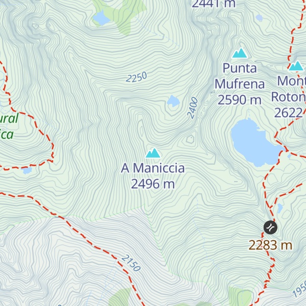 Map of A Maniccia