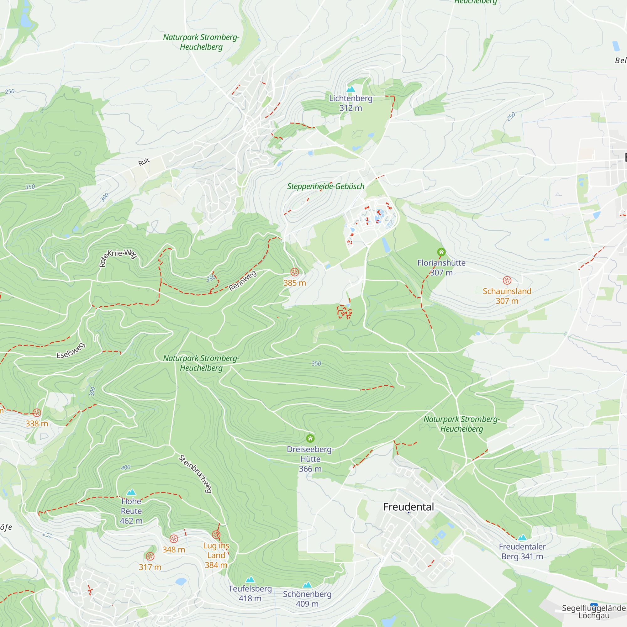 Wetterschutzhütte map
