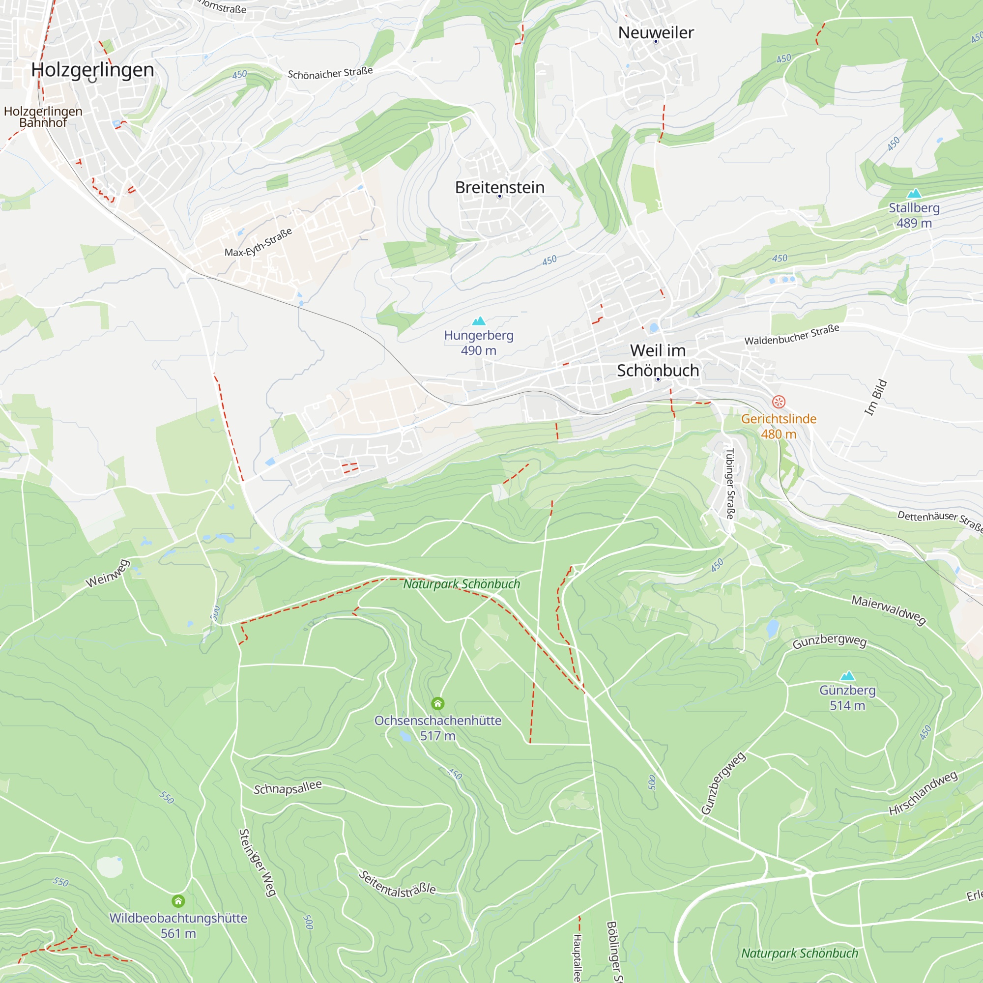 Stockhau-Hütte map