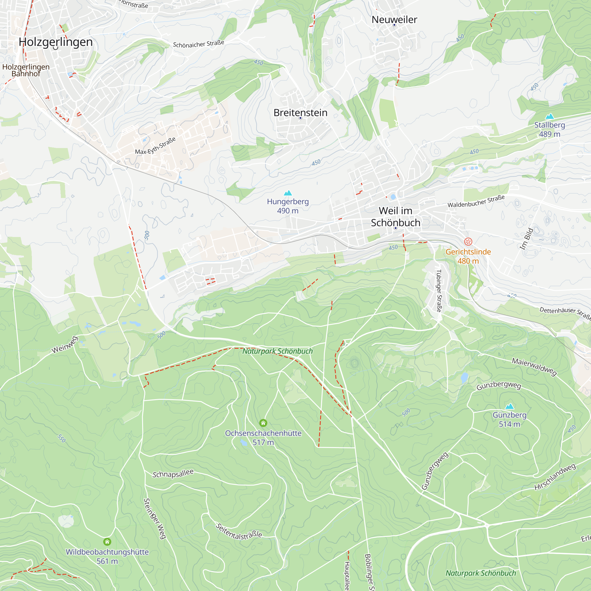 Stockhau-Hütte map