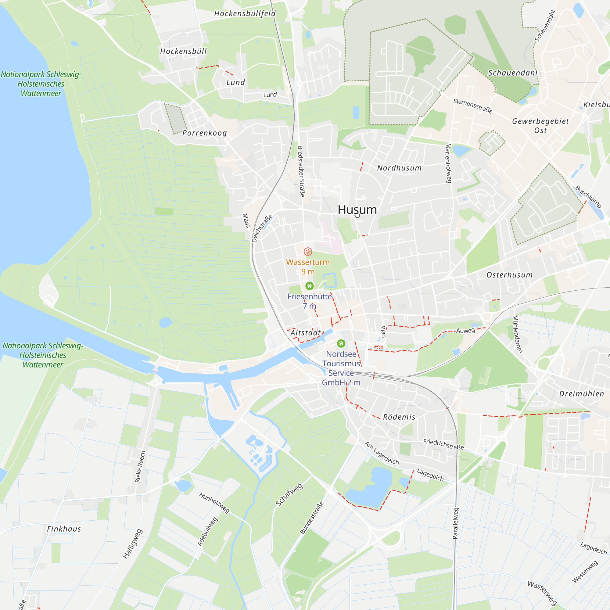 Mädchentreff Husum map