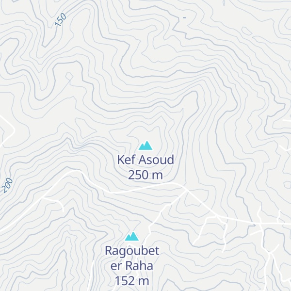 Map of Kef Asoud
