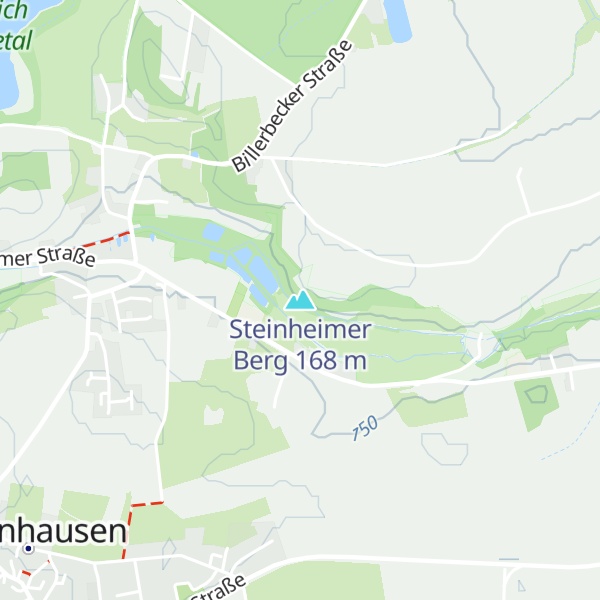 Map of Steinheimer Berg