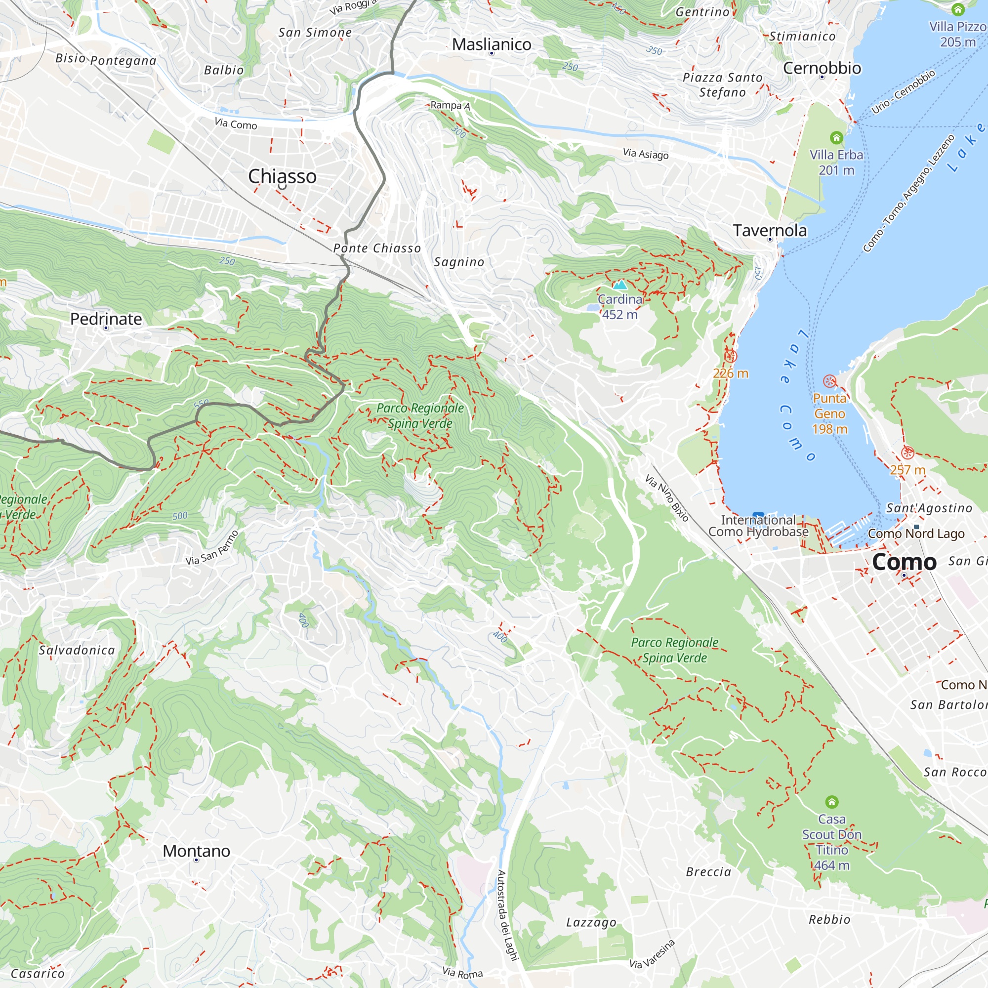 Cascina Terramara map