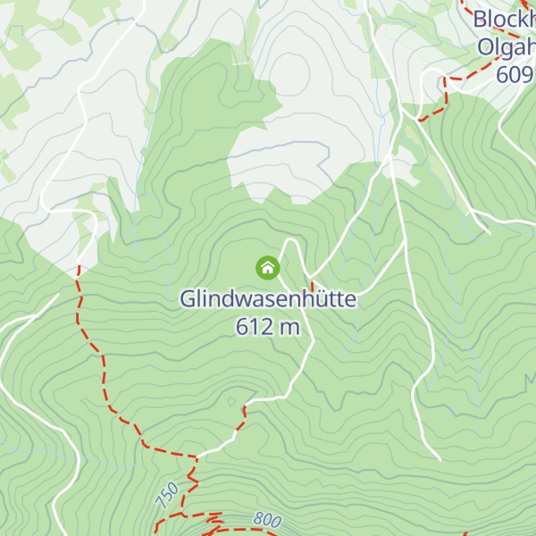 Map of Glindwasenhütte