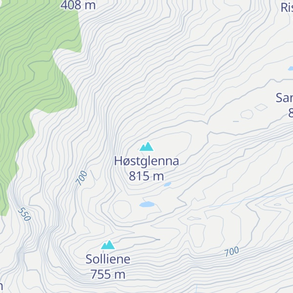 Map of Høstglenna