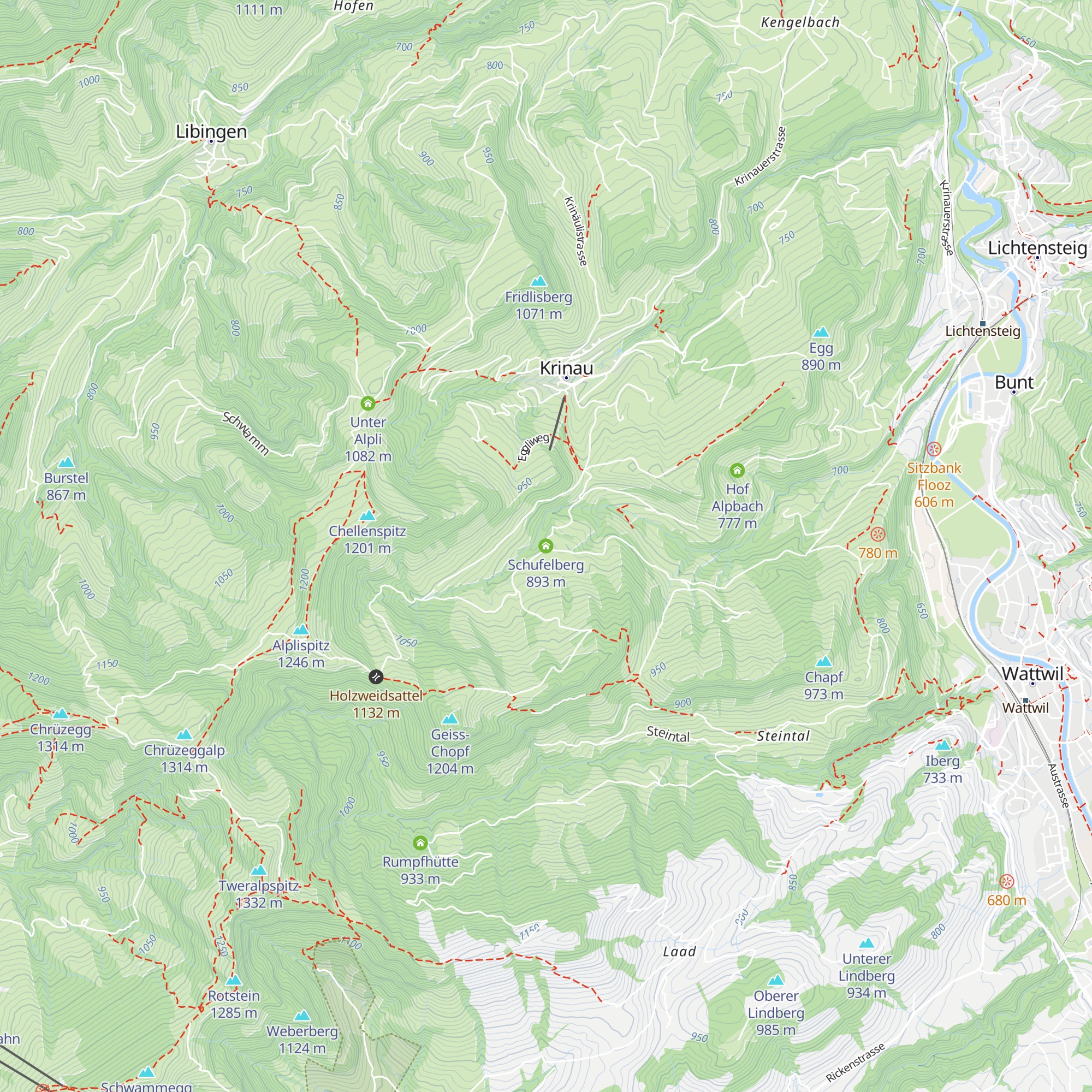 Schufelberg map