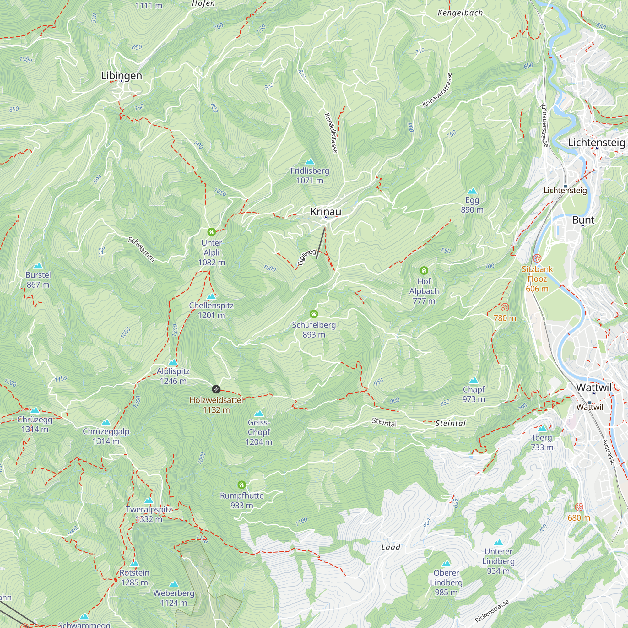 Schufelberg map