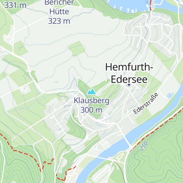 Map of Klausberg