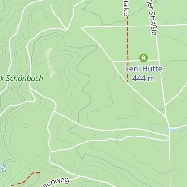 Map of Tscherning-Hütte