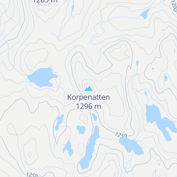 Map of Korpenatten