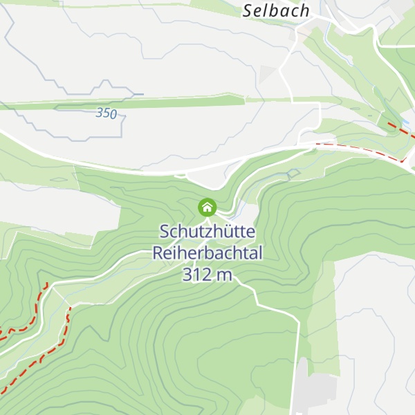 Map of Schutzhütte Reiherbachtal