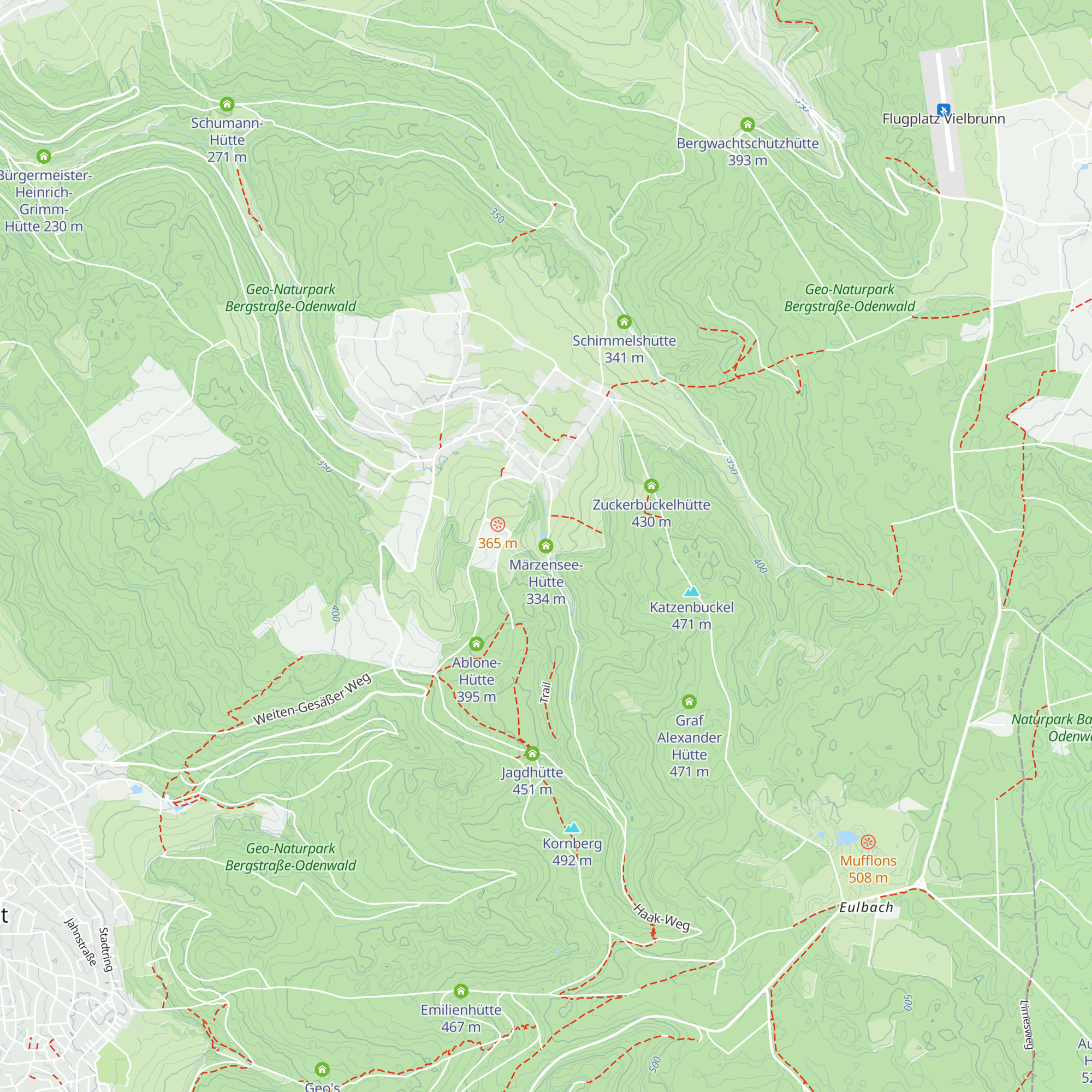 Märzensee-Hütte map