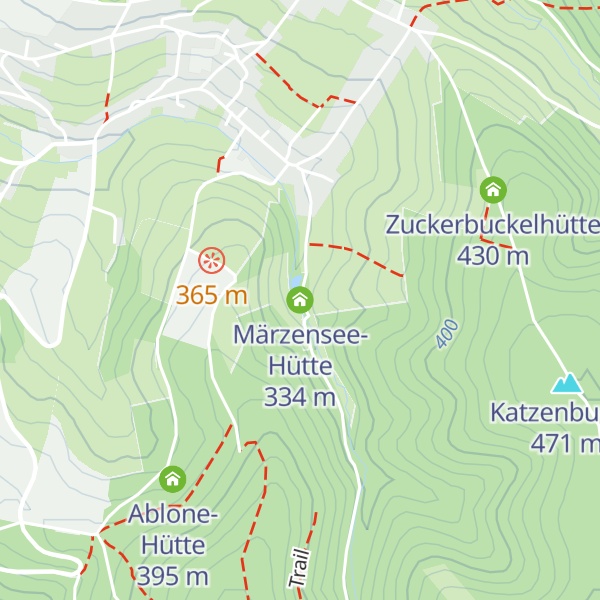 Map of Märzensee-Hütte