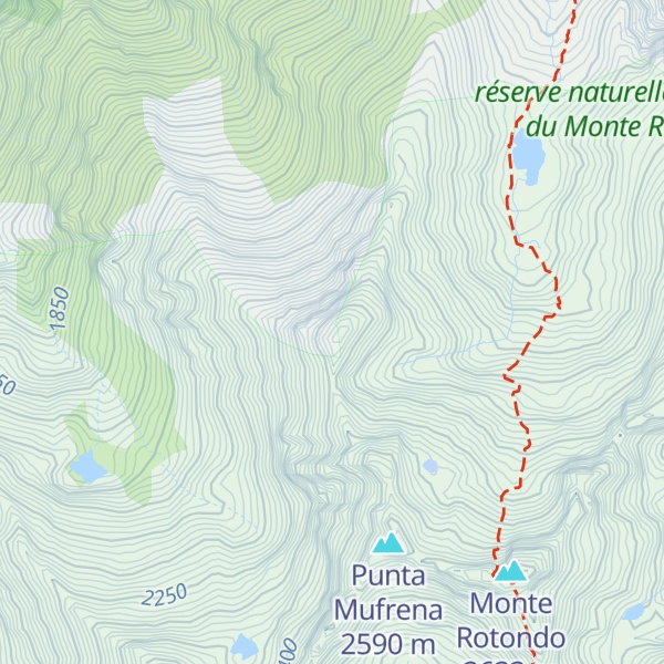 Map of Punta Grottelle