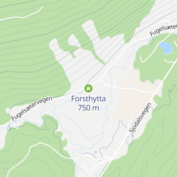 Map of Forsthytta