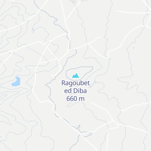 Map of Ragoubet ed Diba