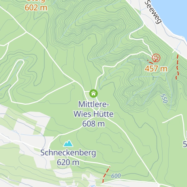 Map of Mittlere-Wies Hütte