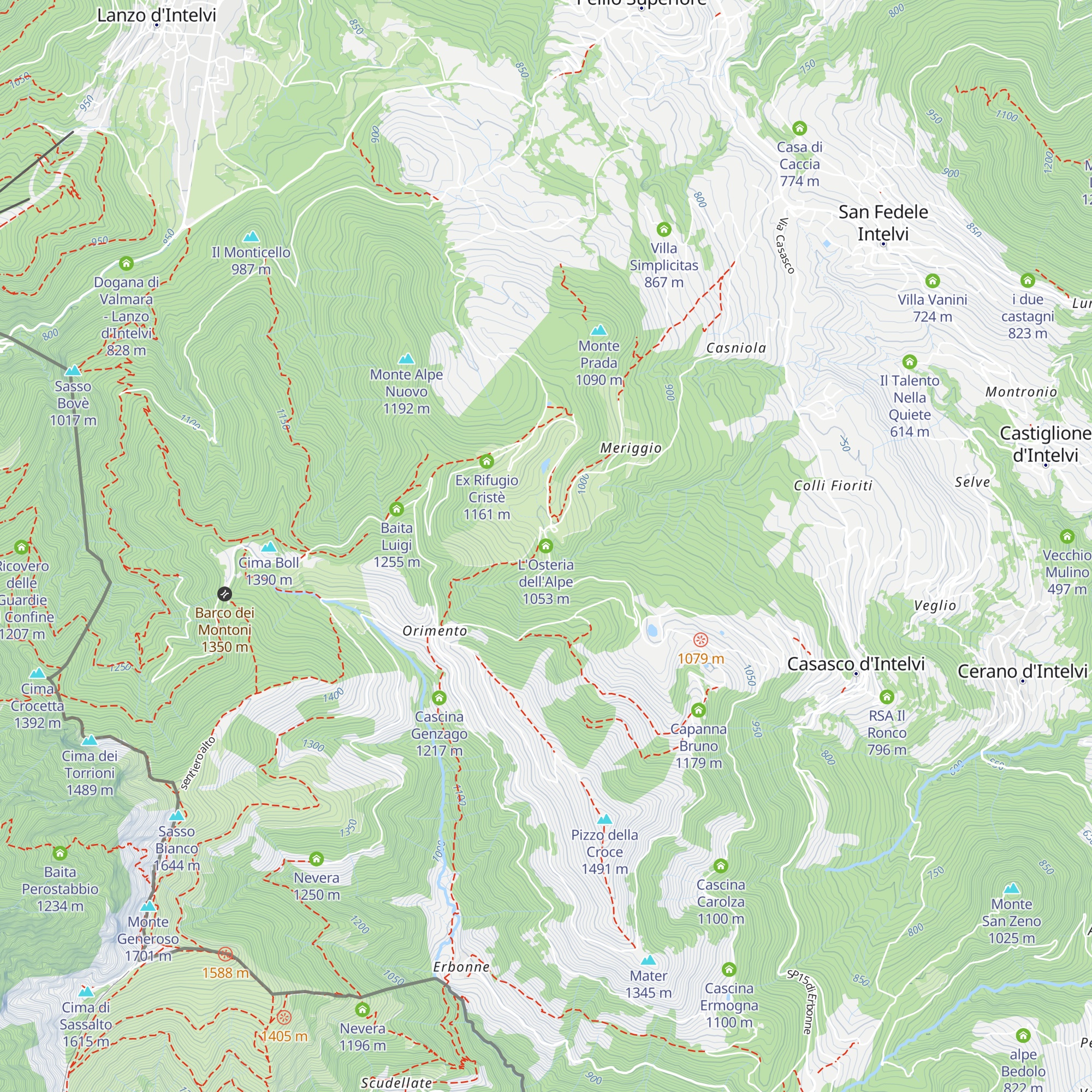 L'Osteria dell'Alpe map