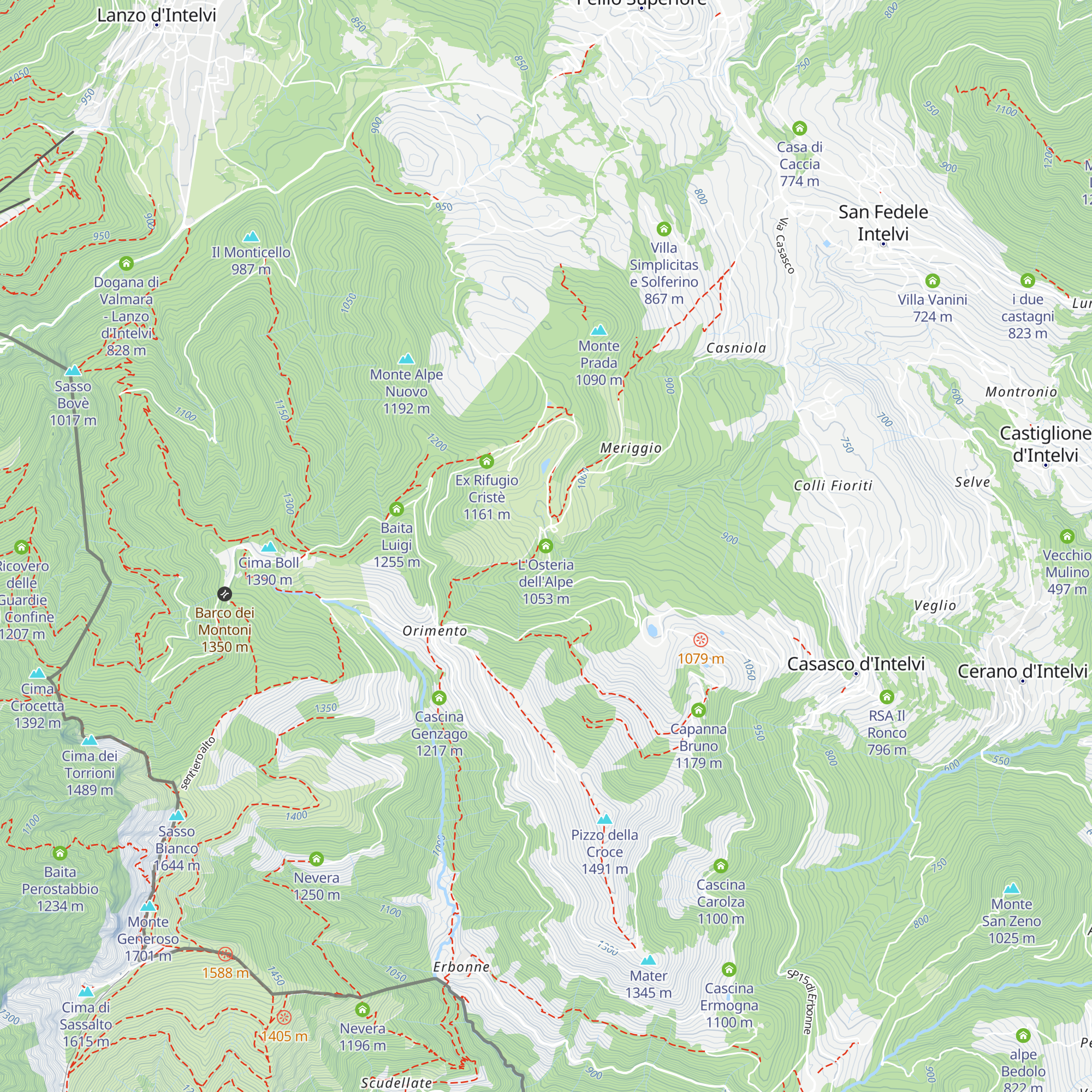 L'Osteria dell'Alpe map