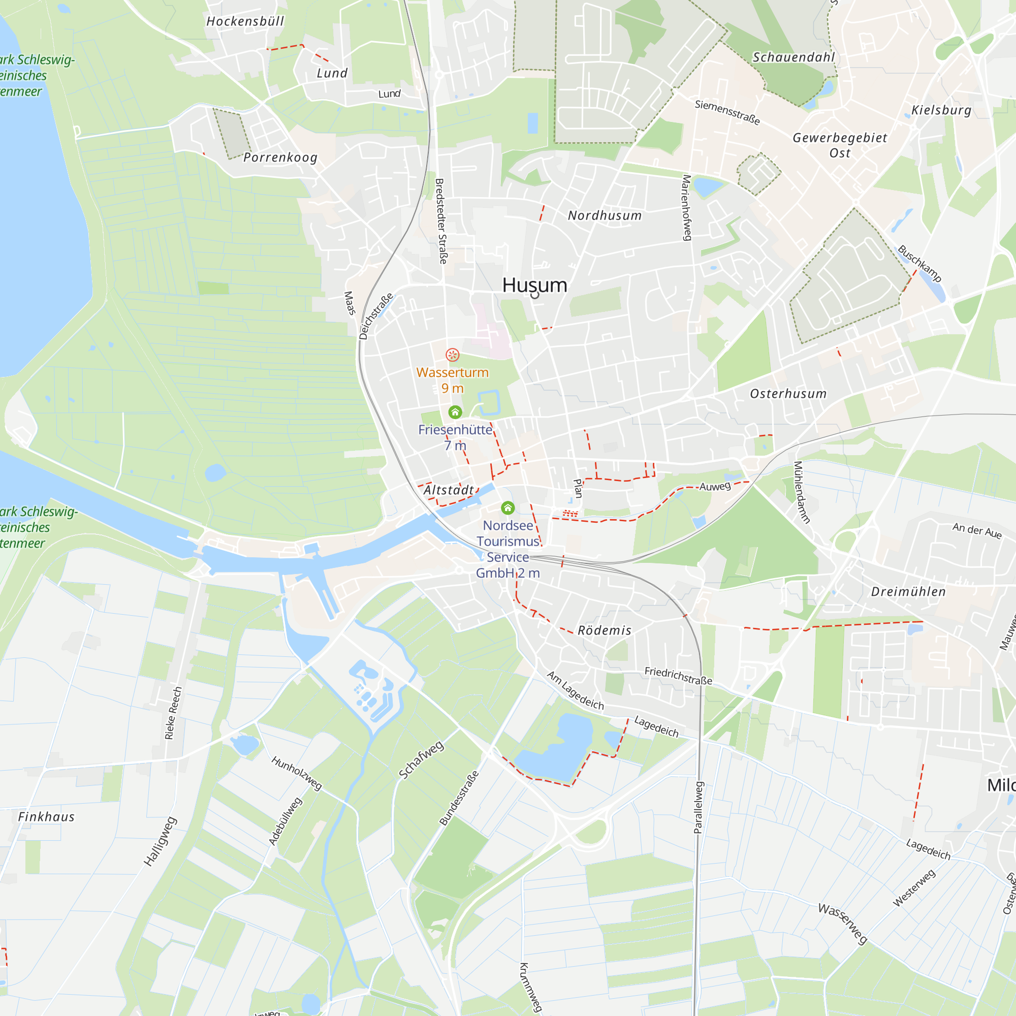 Nordsee Tourismus Service GmbH map