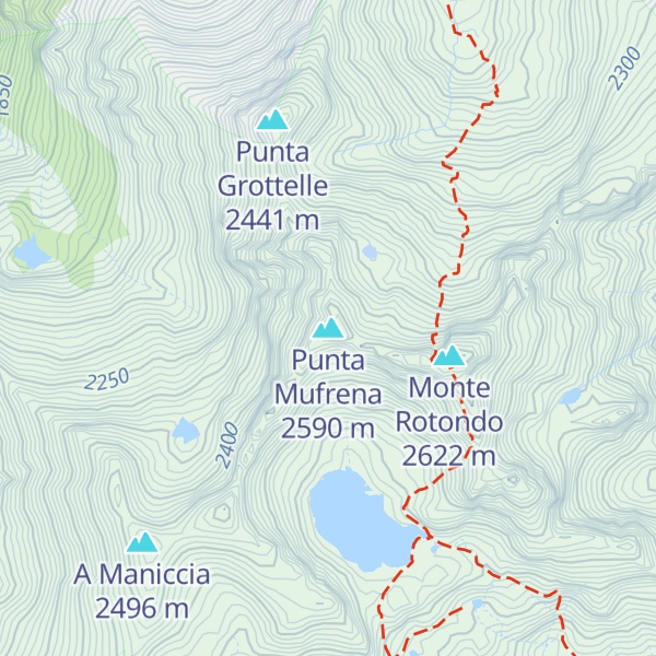Map of Punta Mufrena