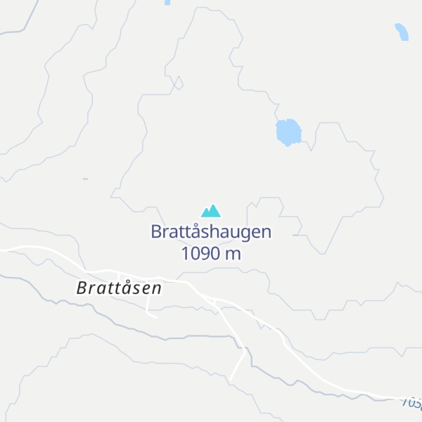 Map of Brattåshaugen