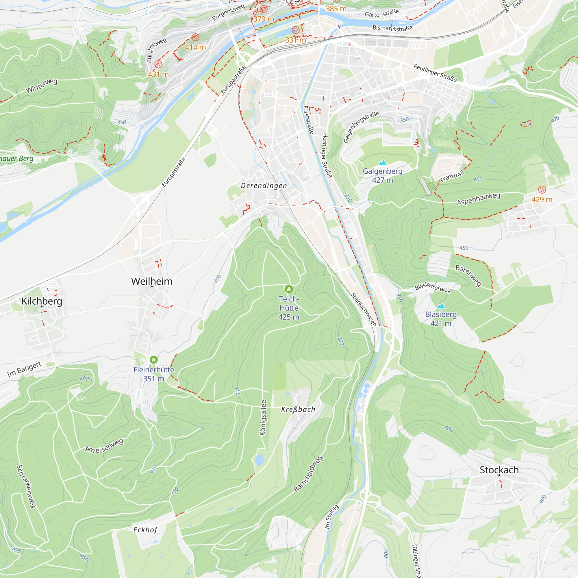 Teich-Hütte map