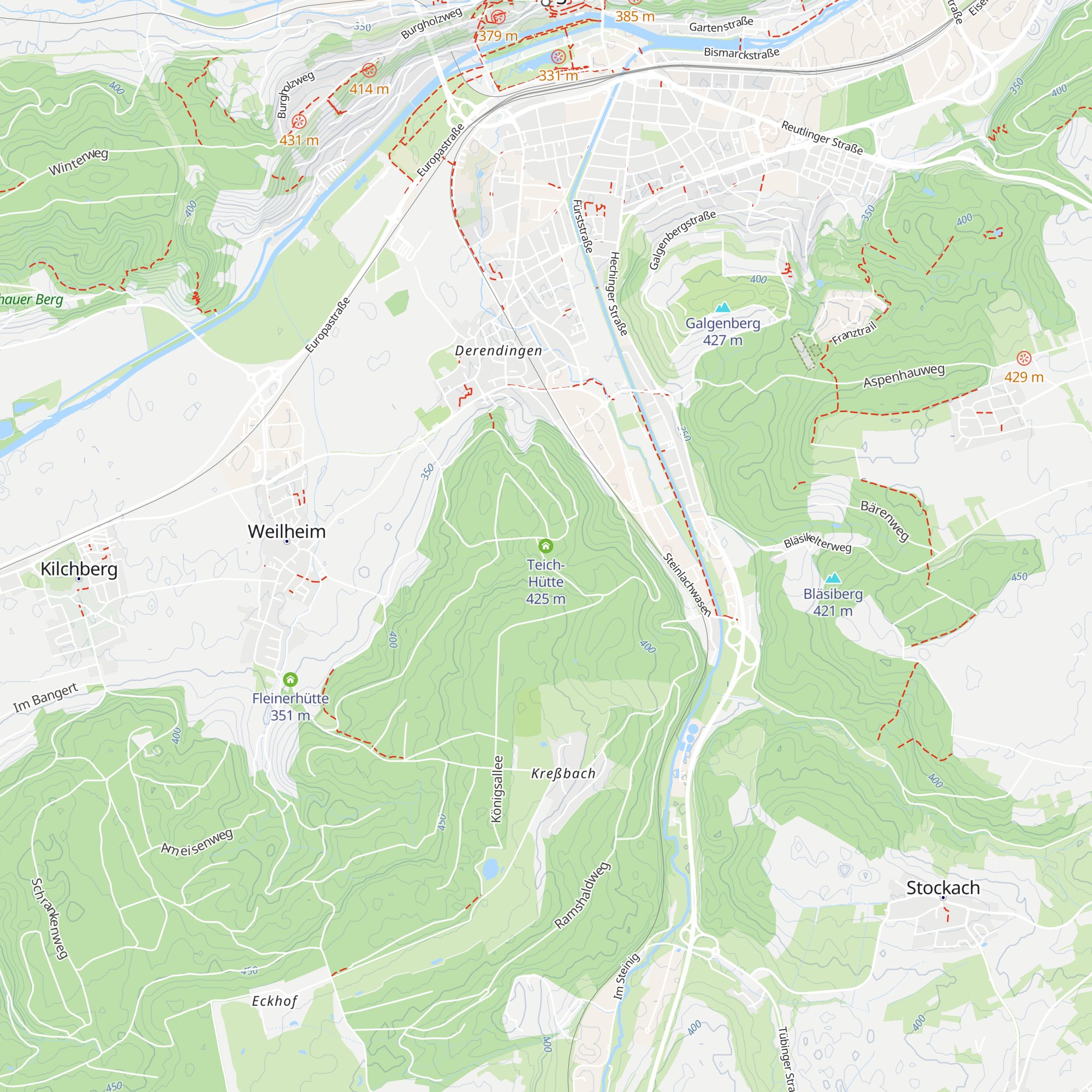 Teich-Hütte map