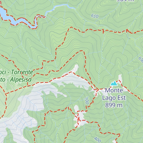 Map of Monte Lago