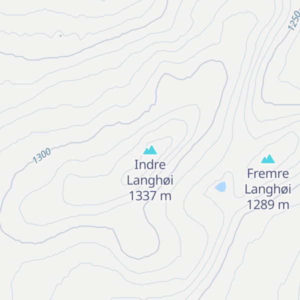 Map of Indre Langhøi