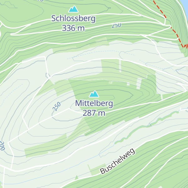 Map of Mittelberg