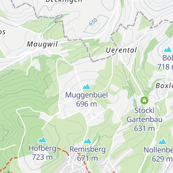 Map of Muggenbüel