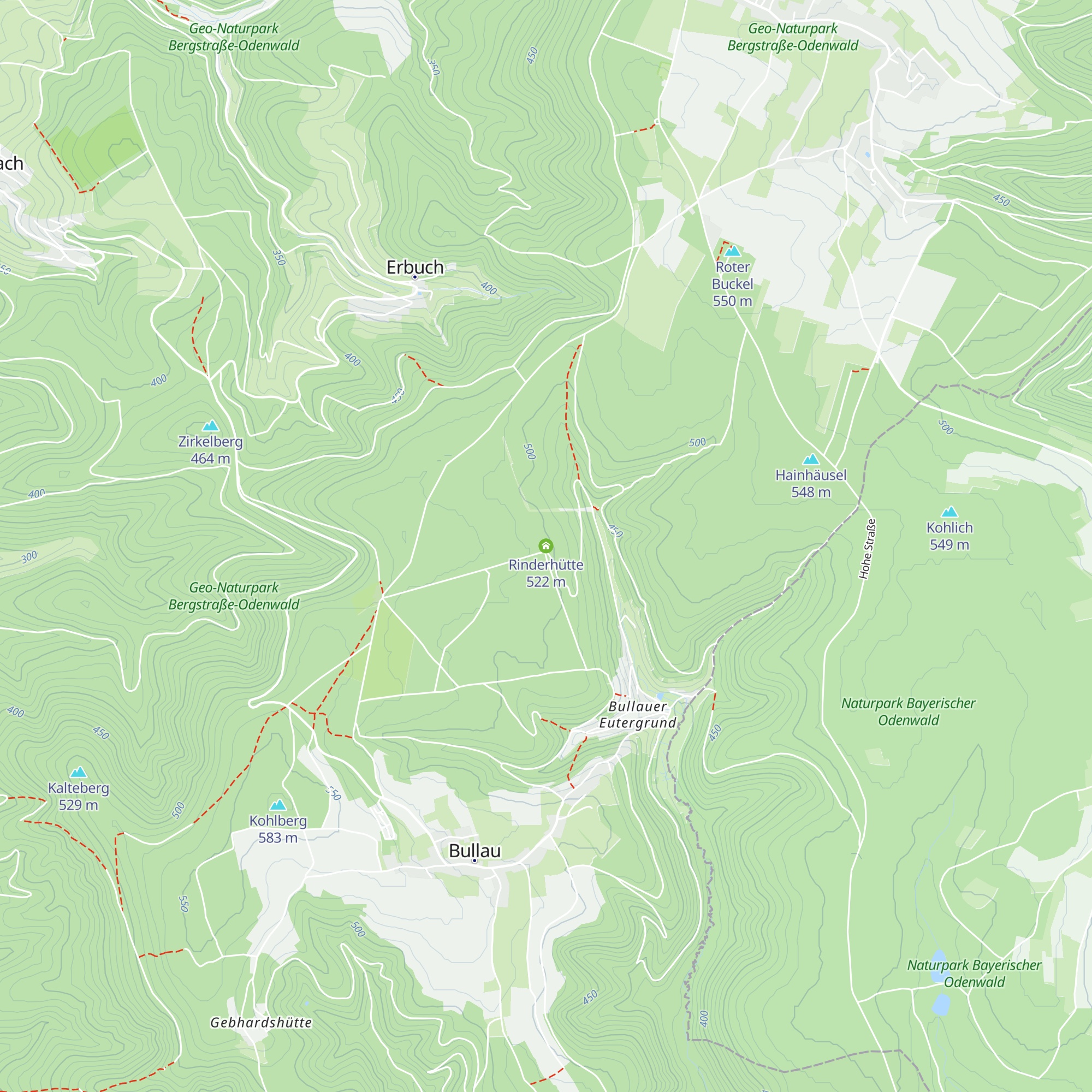 Rinderhütte map