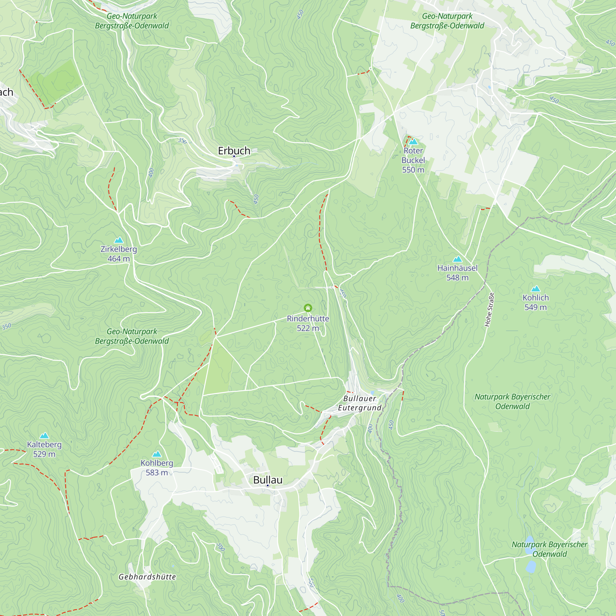 Rinderhütte map