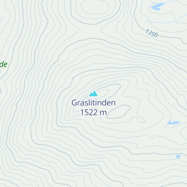 Map of Graslitinden