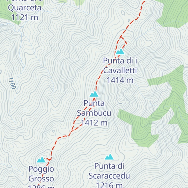 Map of Punta Sambucu