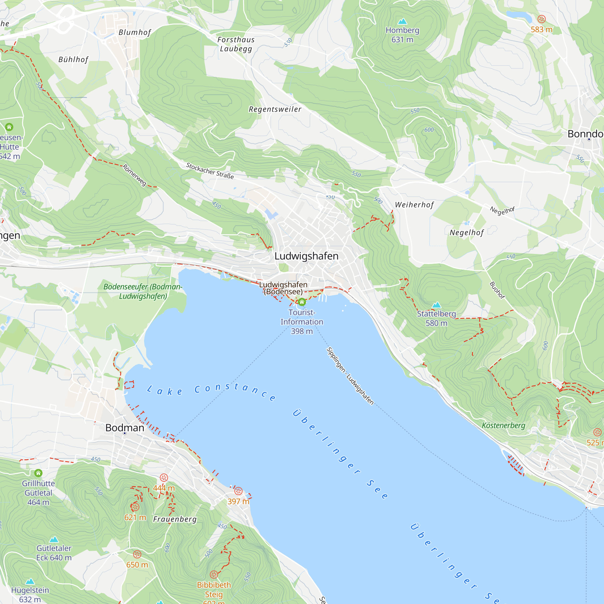 Tourist-Information map