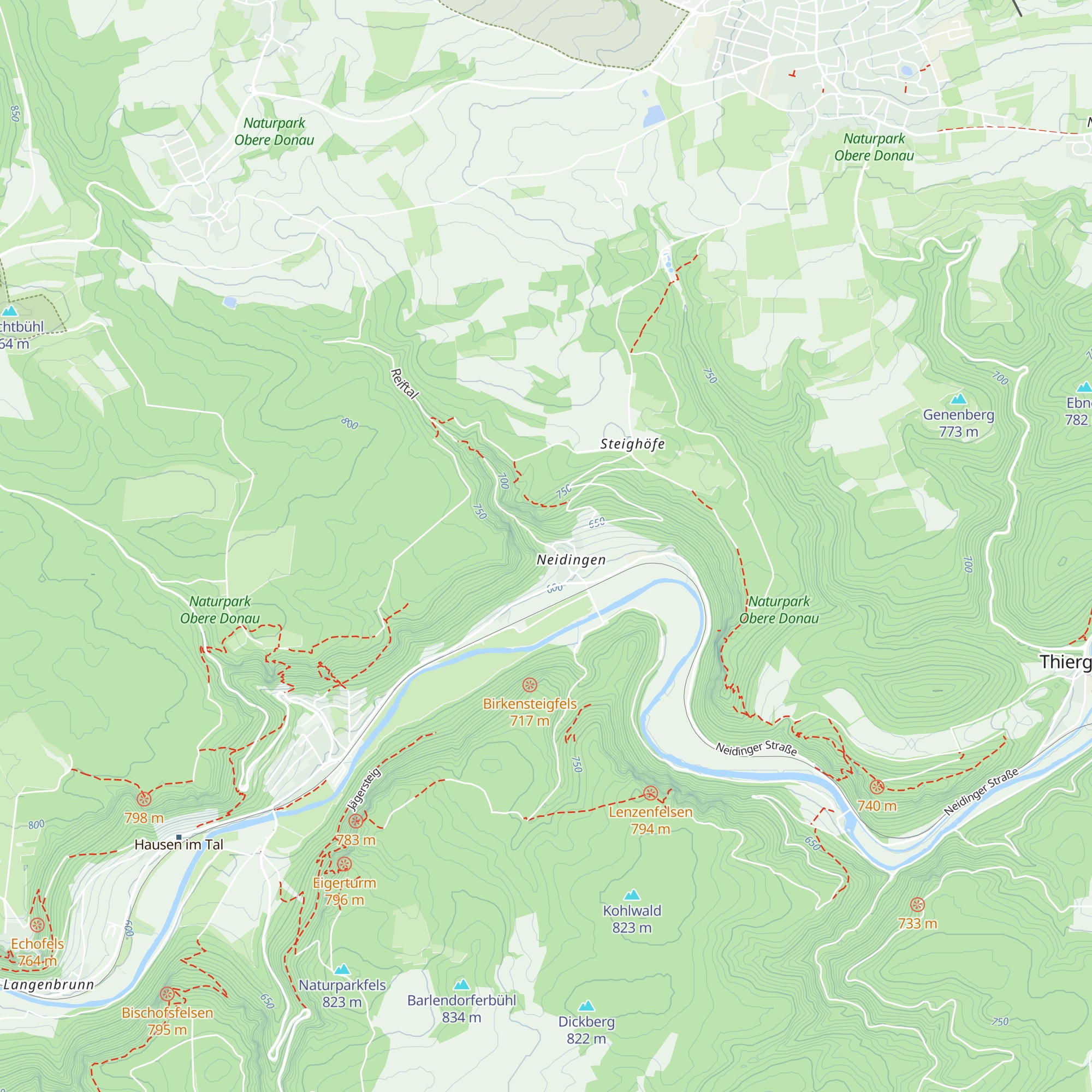 Fallhütte map