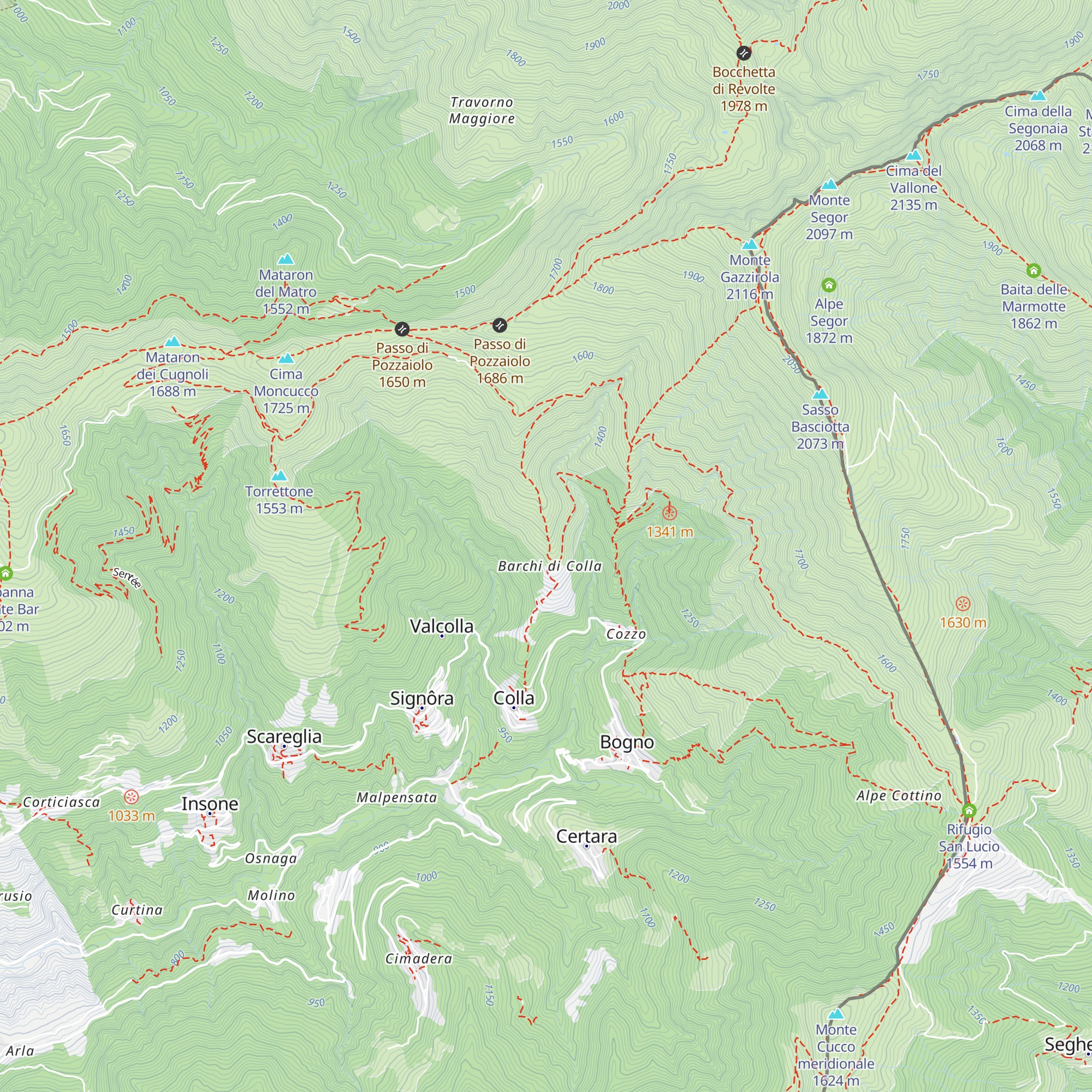 Rifugio Comunale map