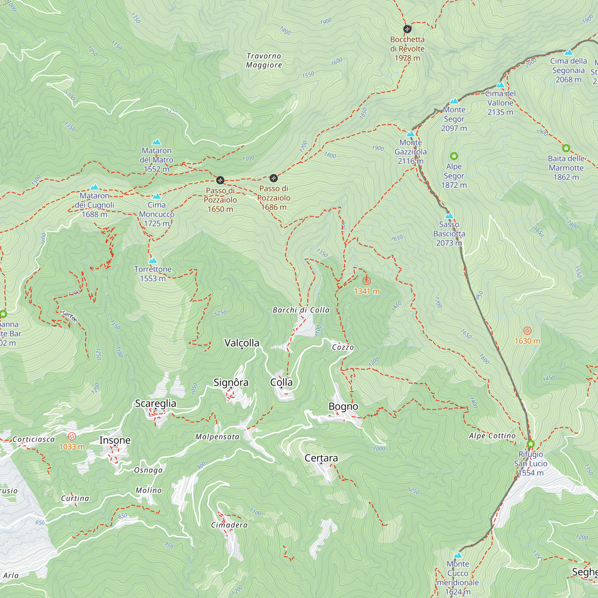 Rifugio Comunale map