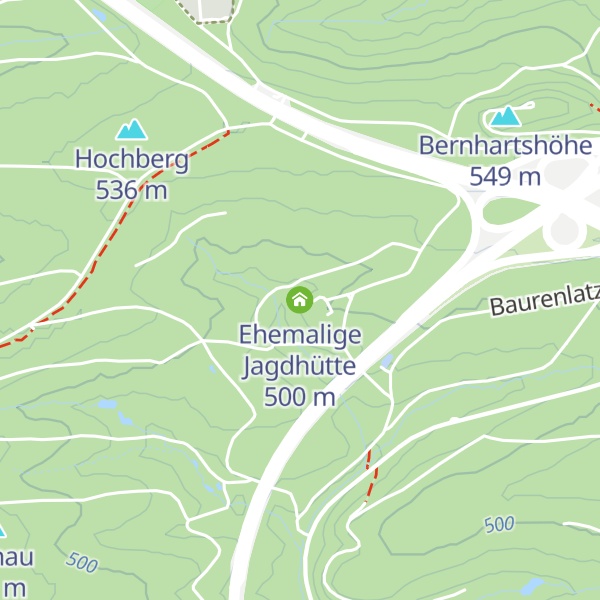 Map of Ehemalige Jagdhütte