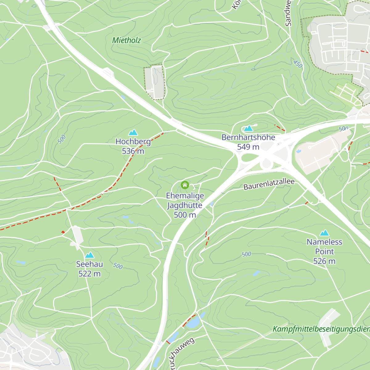 Ehemalige Jagdhütte map