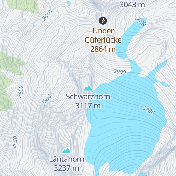 Map of Schwarzhorn
