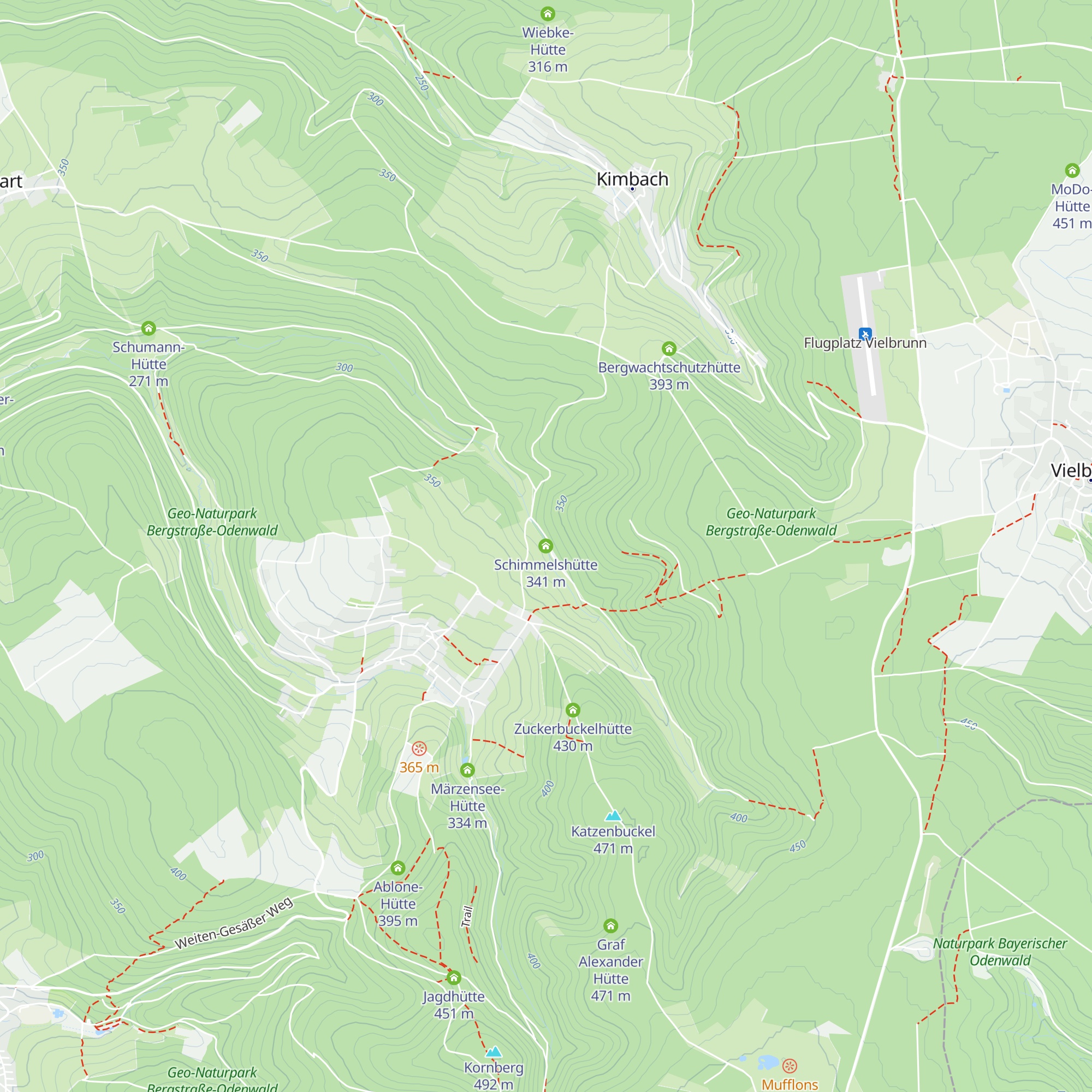 Schimmelshütte map