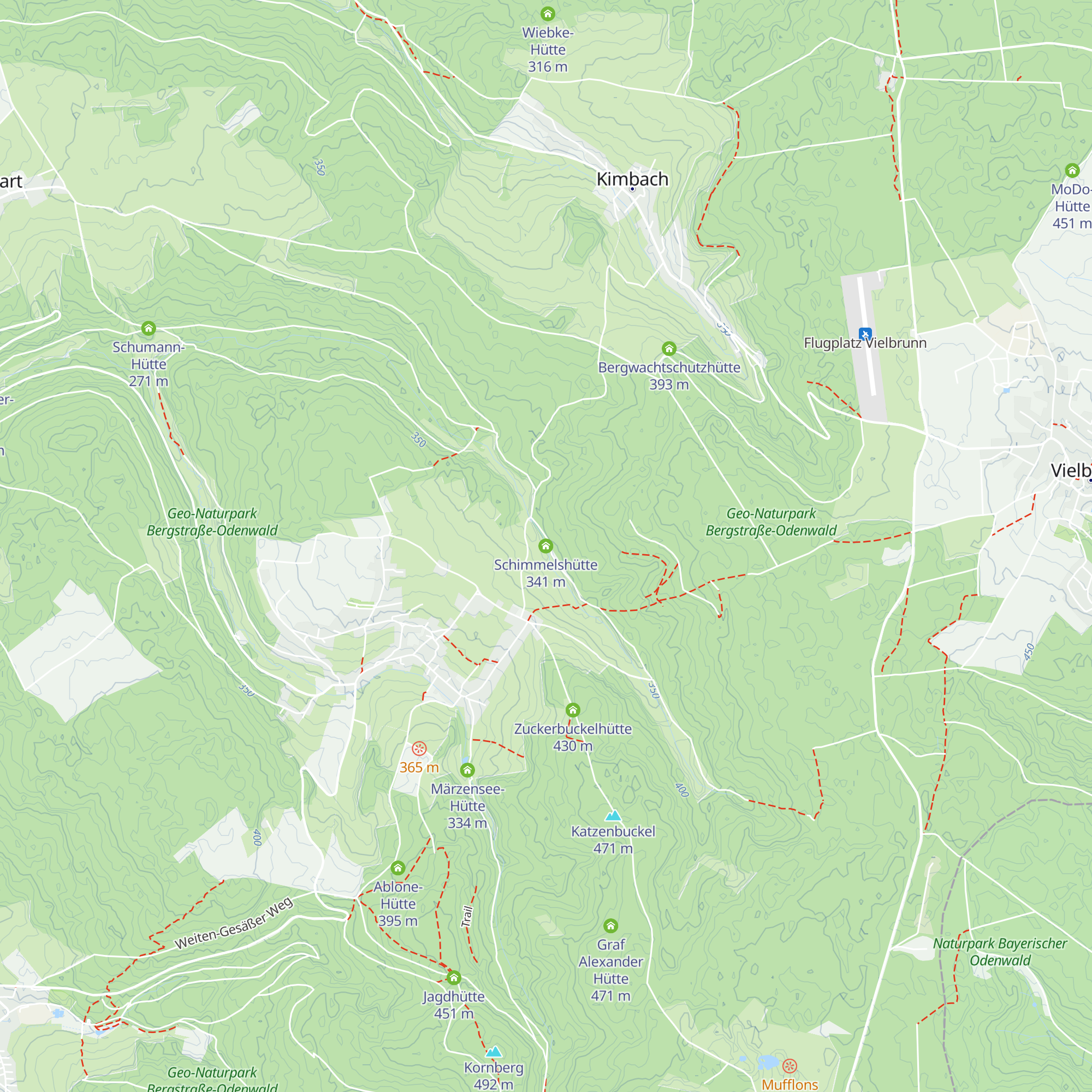 Schimmelshütte map