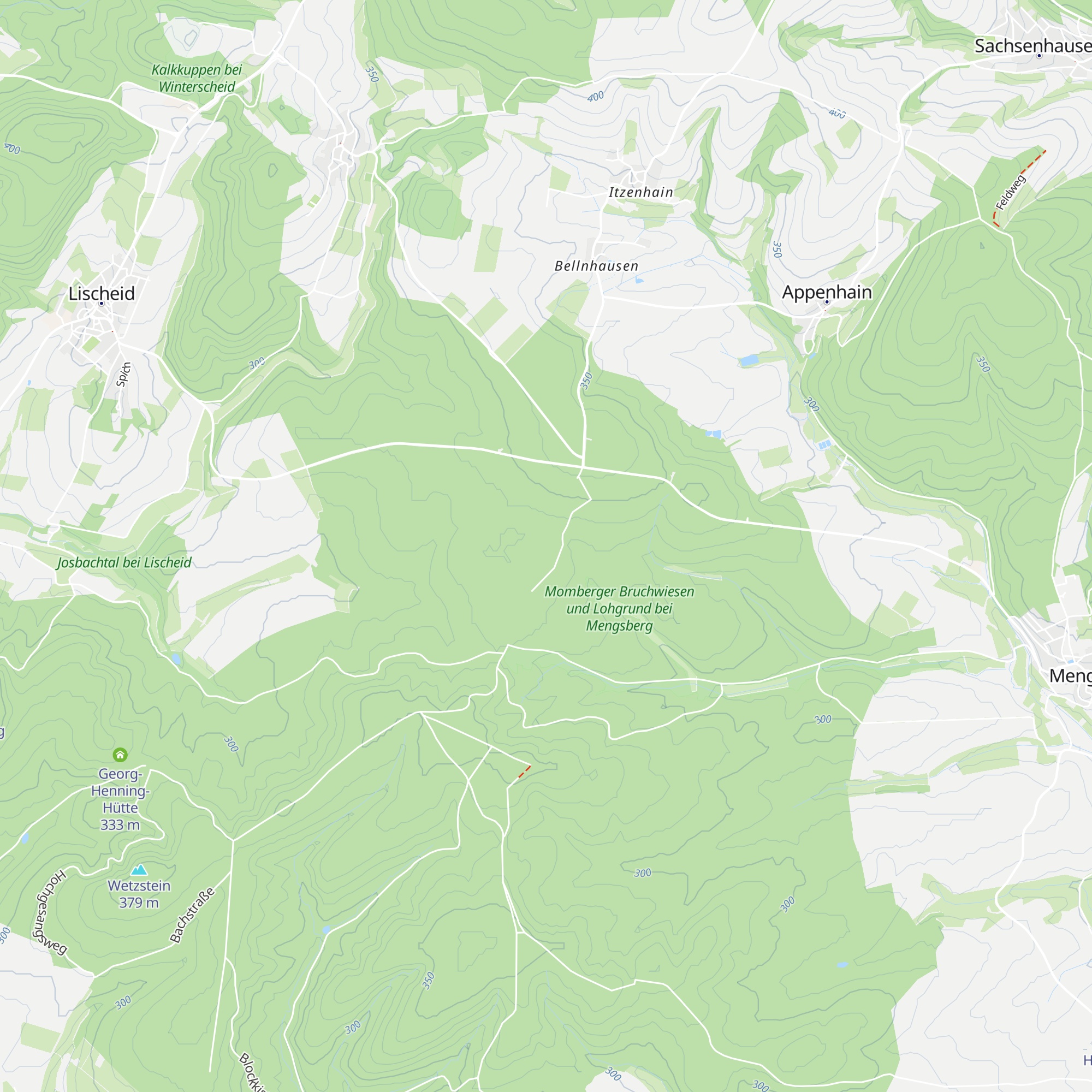 Forsthütte Hessenforst map
