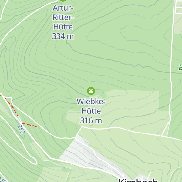 Map of Wiebke-Hütte