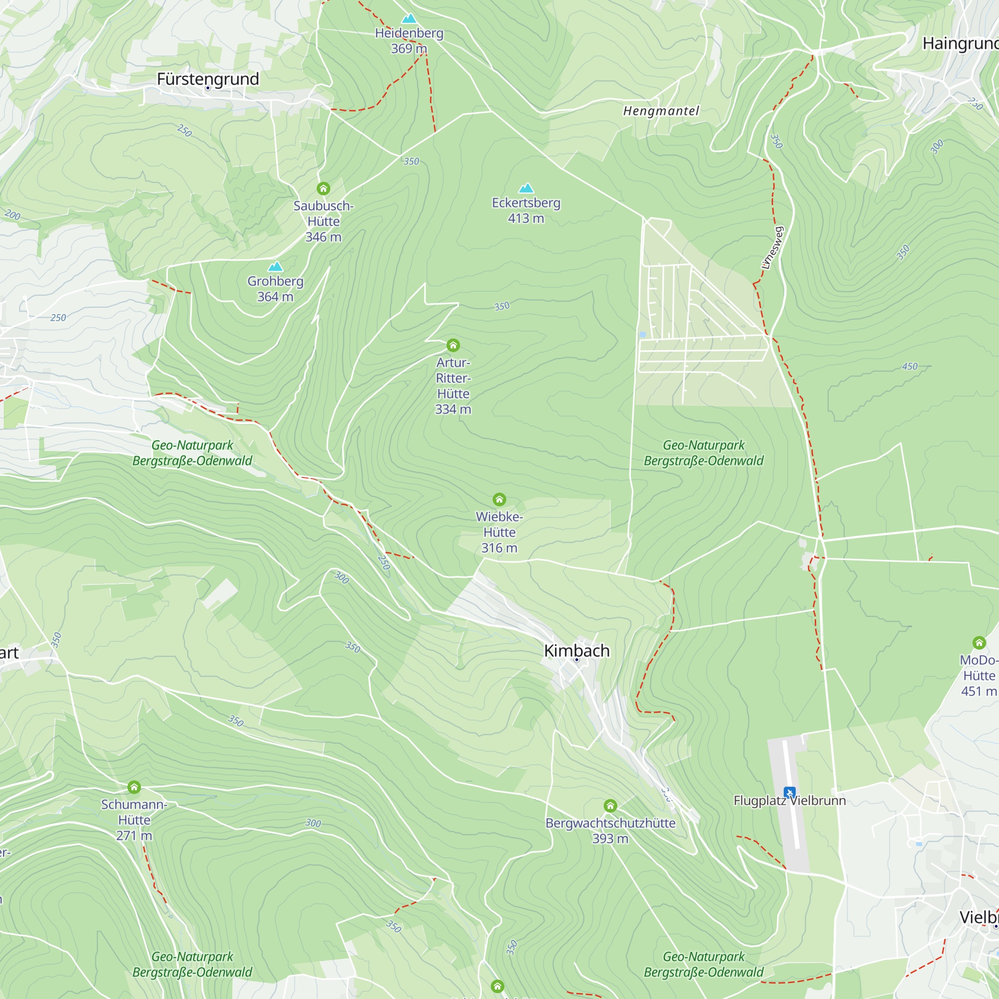 Wiebke-Hütte map